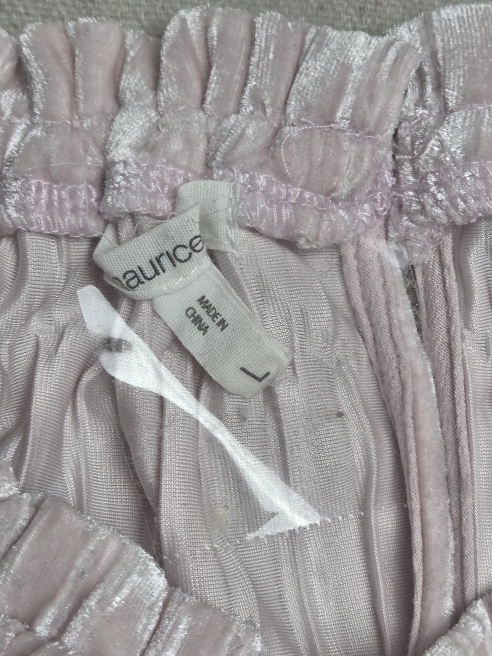 Maurices Blush Pleated Halter Camisole - Picture 3 of 9